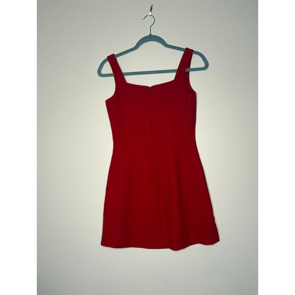Red Bebe Lined Mini Dress US 2 - Picture 5 of 5